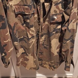 Camouflage Button Down Shirt